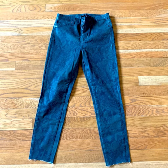 7 For All Mankind Snakeskin Jeans - Picture 1 of 3